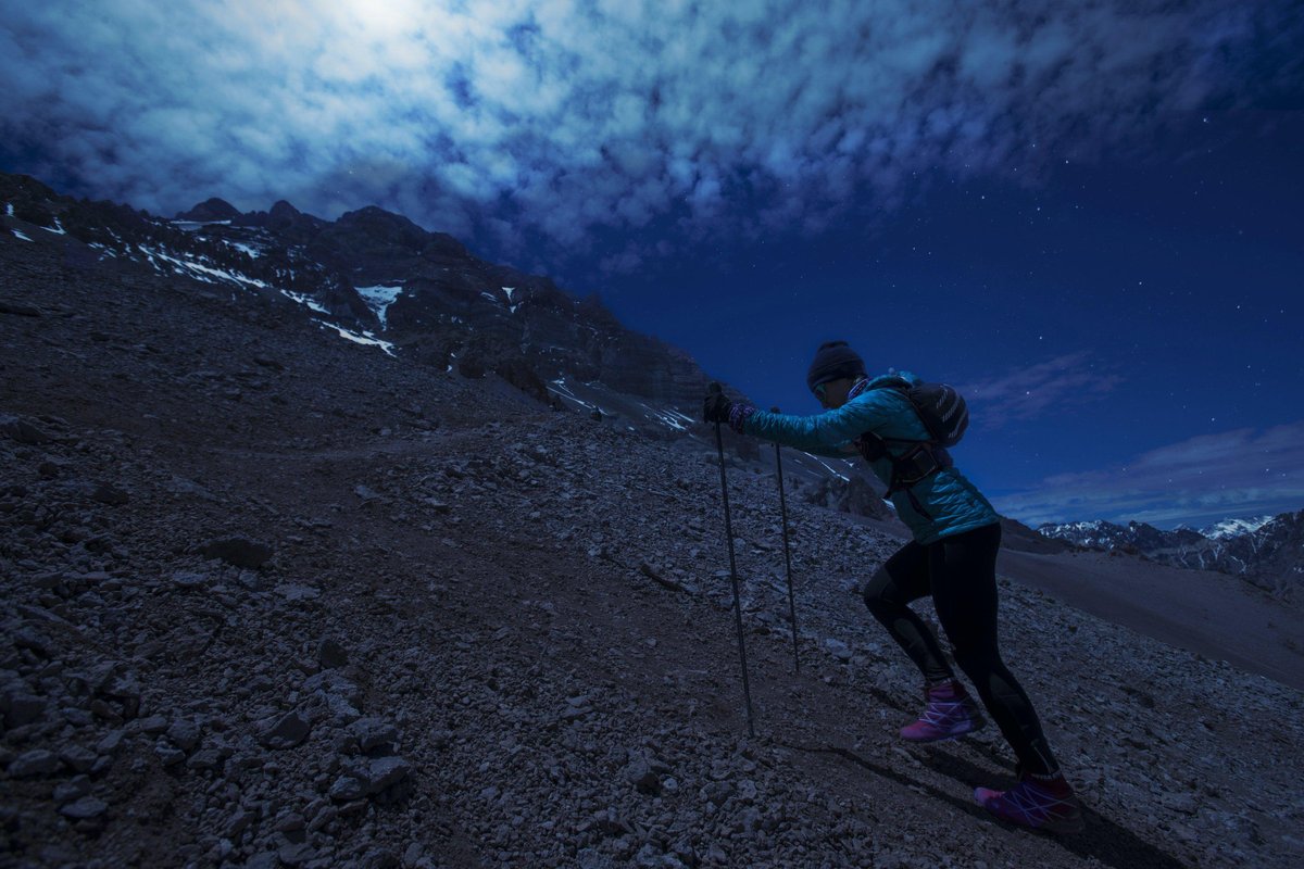 Fernanda Maciel runs up and down the highest peak in America in under 24 hours!